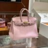 wsxc1784907133271_0 Old Cobbler Factory Birkin Swift Leather 3Q Sakura Pink Gold Hardware 25cm Full Handmade