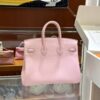 wsxc1784907133271_1 Old Cobbler Factory Birkin Swift Leather 3Q Sakura Pink Gold Hardware 25cm Full Handmade