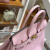 wsxc1784907133271_3 Old Cobbler Factory Birkin Swift Leather 3Q Sakura Pink Gold Hardware 25cm Full Handmade