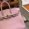 wsxc1784907133271_4 Old Cobbler Factory Birkin Swift Leather 3Q Sakura Pink Gold Hardware 25cm Full Handmade