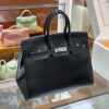 wsxc1785835700014_3 Old Cobbler Factory Birkin Box Calf Leather CK89 Black Side Seam Silver Hardware 25cm Full Handmade