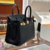wsxc1785835894365_2 Old Cobbler Factory Birkin Vintage Leather CK89 Black Gold Hardware 30cm Full Handmade