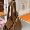 Old Cobbler Factory Birkin Vintage Leather Golden Brown Gold Hardware 30cm Full Handmade