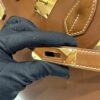 Old Cobbler Factory Birkin Vintage Leather Golden Brown Gold Hardware 30cm Full Handmade