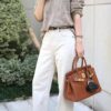 Old Cobbler Factory Birkin Vintage Leather Golden Brown Gold Hardware 30cm Full Handmade