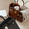 Old Cobbler Factory Birkin Vintage Leather Golden Brown Gold Hardware 30cm Full Handmade