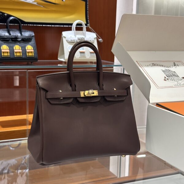 wsxc1785835980431_0 Old Cobbler Factory Birkin Vintage Leather Reddish Brown Gold Hardware 30cm Full Handmade