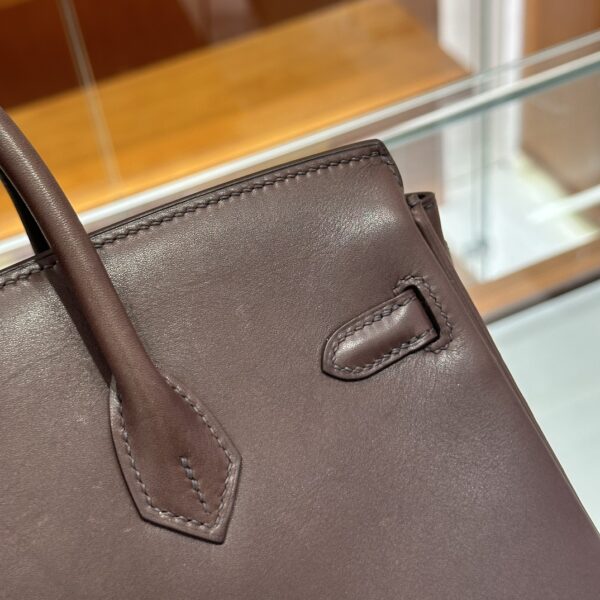 wsxc1785835980431_6 Old Cobbler Factory Birkin Vintage Leather Reddish Brown Gold Hardware 30cm Full Handmade
