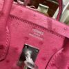 wsxc1785836024407_9 Old Cobbler Factory Birkin Ostrich Leather E5 Candy Pink Silver Hardware 25cm Full Handmade