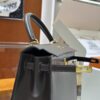 Old Cobbler Factory Kelly Box Calf Leather CK46 Ebony Color Gold Hardware 25cm Full Handmade