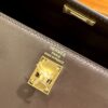 Old Cobbler Factory Kelly Box Calf Leather CK46 Ebony Color Gold Hardware 25cm Full Handmade