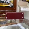 Old Cobbler Factory Kelly Box Calf Leather CK55 Bordeaux Red Gold Hardware 25cm Full Handmade