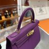 wsxc1787763489279_4 Old Cobbler Kelly Epsom Leather Anemone Purple Gold Hardware 28cm Full Handmade