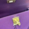 wsxc1787763489279_6 Old Cobbler Kelly Epsom Leather Anemone Purple Gold Hardware 28cm Full Handmade