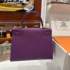 wsxc1787763489280_3 Old Cobbler Kelly Epsom Leather Anemone Purple Gold Hardware 28cm Full Handmade