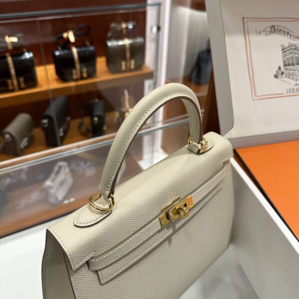 wsxc1787763511341_5 Old Cobbler Kelly Epsom Leather Cream White Gold Hardware 25cm Full Handmade