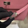 Old Cobbler Kelly Epsom Leather Sakura Pink Silver Hardware 25cm Full Handmade