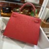wsxc1790587069229_1 Old Cobbler Kelly Chevre Leather Q5 Chinese Red Silver Hardware 28cm Full Handmade