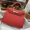 wsxc1790587069229_3 Old Cobbler Kelly Chevre Leather Q5 Chinese Red Silver Hardware 28cm Full Handmade