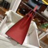 wsxc1790587069229_4 Old Cobbler Kelly Chevre Leather Q5 Chinese Red Silver Hardware 28cm Full Handmade
