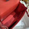 wsxc1790587069229_5 Old Cobbler Kelly Chevre Leather Q5 Chinese Red Silver Hardware 28cm Full Handmade