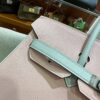 wsxc1790587176570_16 Old Cobbler Birkin Chevre Leather Sakura Pink & Light Blue Silver Hardware 25cm Full Handmade