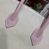 wsxc1790587202906_13 Old Cobbler Birkin Chevre Leather Cream White & Sakura Pink Silver Hardware 25cm Full Handmade