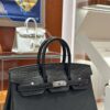 wsxc1792079064758_2 Old Cobbler Birkin Touch Togo & Matte Alligator Crocodile CK89 Black Silver Hardware 25cm Full Handmade