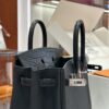 wsxc1792079064758_5 Old Cobbler Birkin Touch Togo & Matte Alligator Crocodile CK89 Black Silver Hardware 25cm Full Handmade