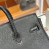 wsxc1792079064758_6 Old Cobbler Birkin Touch Togo & Matte Alligator Crocodile CK89 Black Silver Hardware 25cm Full Handmade