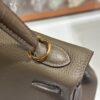 wsxc1792487153431_5 Old Cobbler Kelly Touch Togo & Matte Crocodile CK18 Etoupe Grey Gold Hardware 25cm Full Handmade