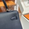 wsxc1792487160940_2 Old Cobbler Kelly Touch Togo & Matte Crocodile Deep Blue Silver Hardware 25cm Full Handmade