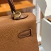wsxc1792487175125_2 Old Cobbler Kelly Touch Togo & Matte Crocodile Golden Brown Gold Hardware 25cm Full Handmade